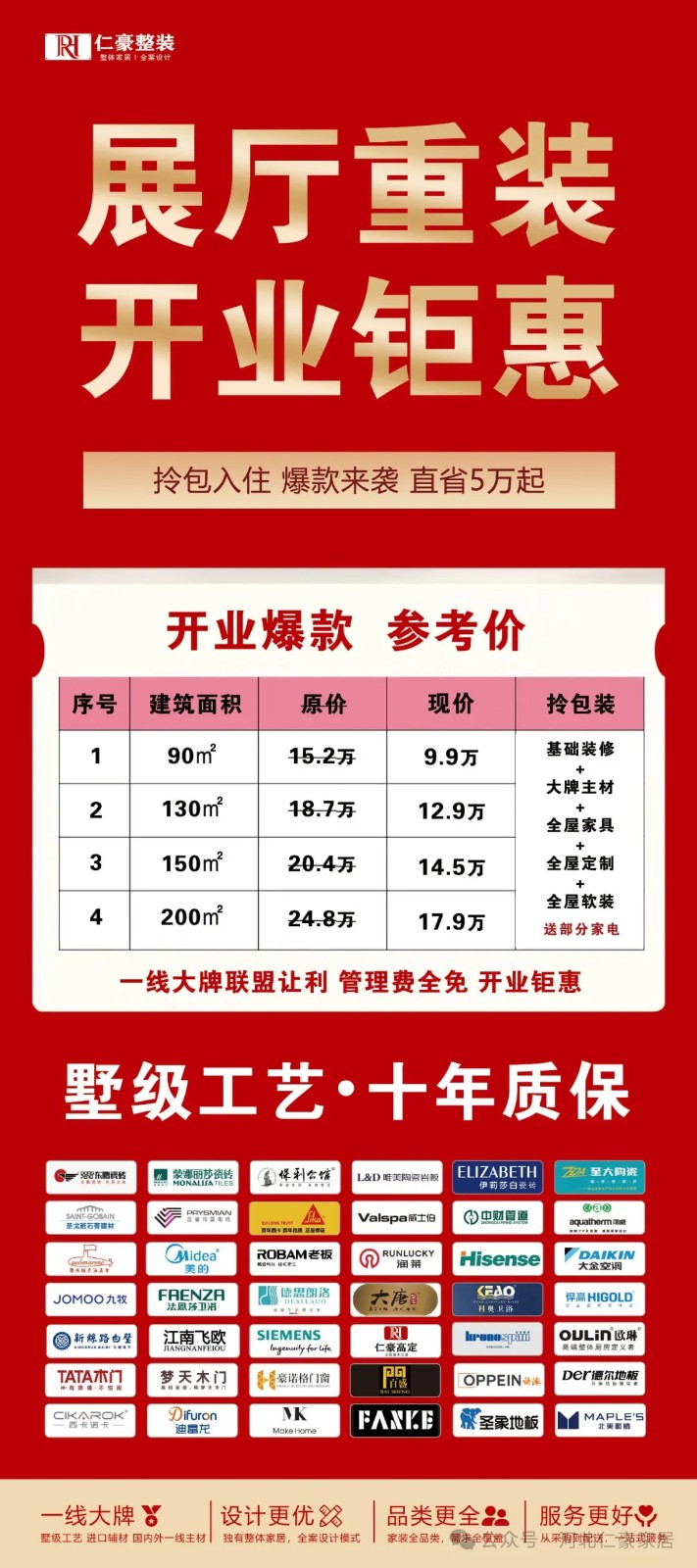 仁豪整装5月2日大店盛装开业~~